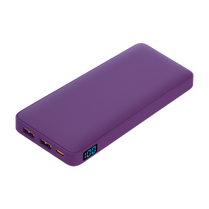 внешний аккумулятор с подсветкой анкор плюс pd (ancor pd plus) 10000 mah, фиолетовый