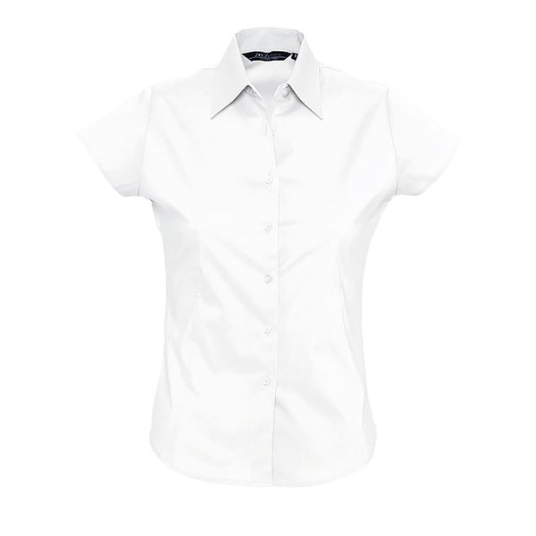 Рубашка женская EXCESS 140 - Рубашка женская "Excess", белый_L, 97% х/б, 3% п/э, 140г/м2