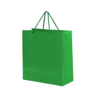 пакет подарочный glam mini 24х9х28 см, зелёный