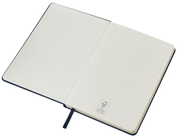 Бизнес-блокнот А5 «С3» soft-touch с магнитным держателем для ручки - Бизнес-блокнот А5 «С3» soft-touch с магнитным держателем для ручки
