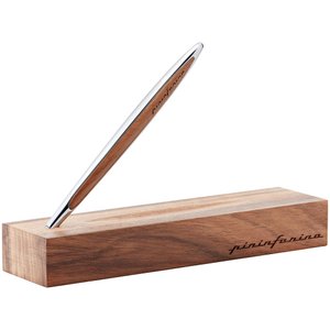 шариковая ручка cambiano shiny chrome walnut