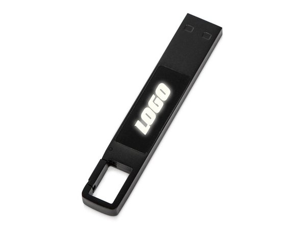 USB 2.0- флешка на 32 Гб c подсветкой логотипа «Hook LED» - USB 2.0- флешка на 32 Гб c подсветкой логотипа «Hook LED»