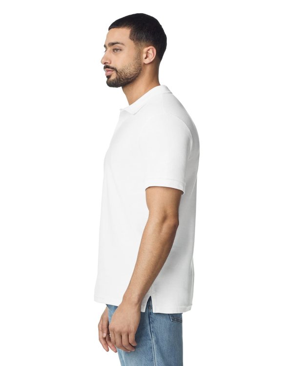 Футболка поло PREMIUM COTTON ADULT DOUBLE PIQUE - Футболка поло PREMIUM COTTON ADULT DOUBLE PIQUE, БЕЛЫЙ S