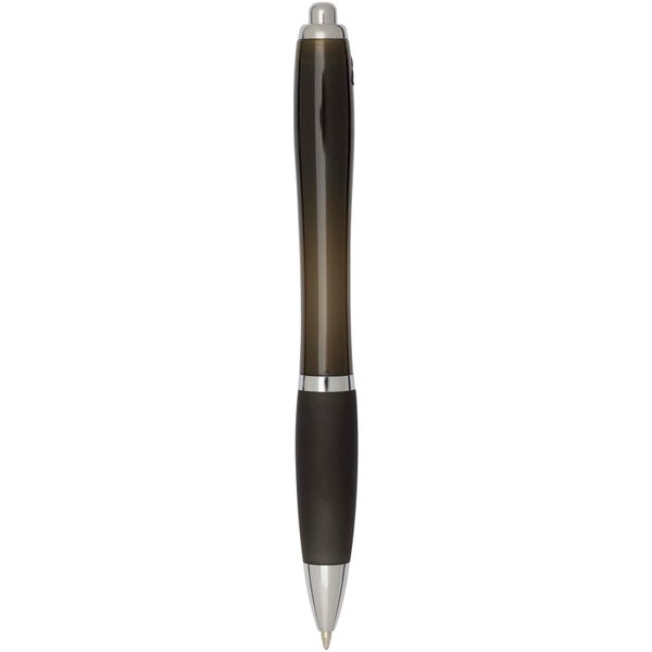 Шариковая ручка Nash RCS из переработанного пластика с цветным корпусом и грипом (синяя паста) - Шариковая ручка Nash RCS из переработанного пластика с цветным корпусом и грипом (синяя паста)