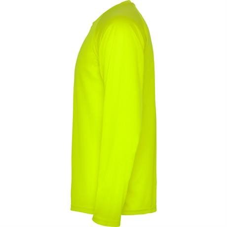 Спортивная футболка MONTECARLO L/S мужская - Спортивная футболка MONTECARLO L/S мужская, ФЛУОРЕСЦЕНТНЫЙ ЖЕЛТЫЙ XL