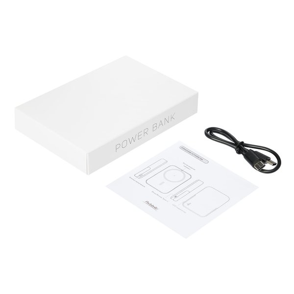 Внешний аккумулятор Юнион PD (Union PD) 10000mAh с функцией беспроводной зарядки 15W, бежевый