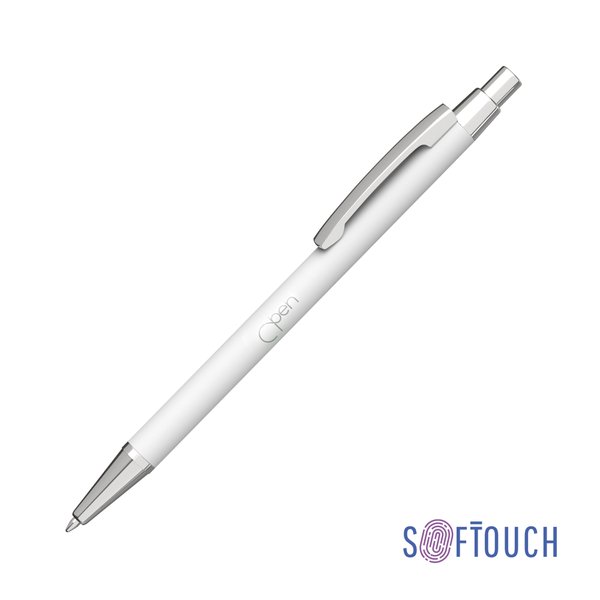 Ручка шариковая "Ray", покрытие soft touch - Ручка шариковая "Ray", покрытие soft touch белый