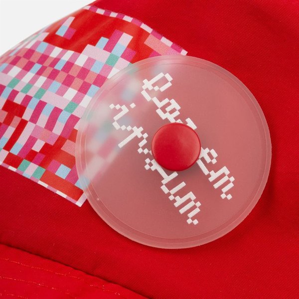 Лейбл из ПВХ Dzeta Round, L, прозрачный