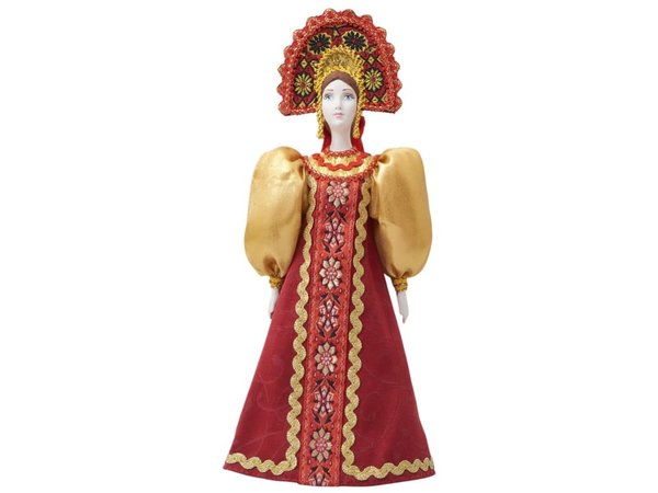 Подарочный набор: кукла фарфоровая, мёд с гецким орехом - Подарочный набор: кукла фарфоровая, мёд с гецким орехом