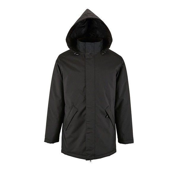 Куртка-парка унисекс ROBYN 170 - Куртка мужская ROBYN, черный, 4XL, 100% п/э, 170 г/м2