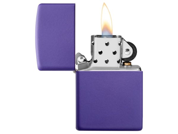 Зажигалка ZIPPO Classic с покрытием Purple Matte - Зажигалка ZIPPO Classic с покрытием Purple Matte