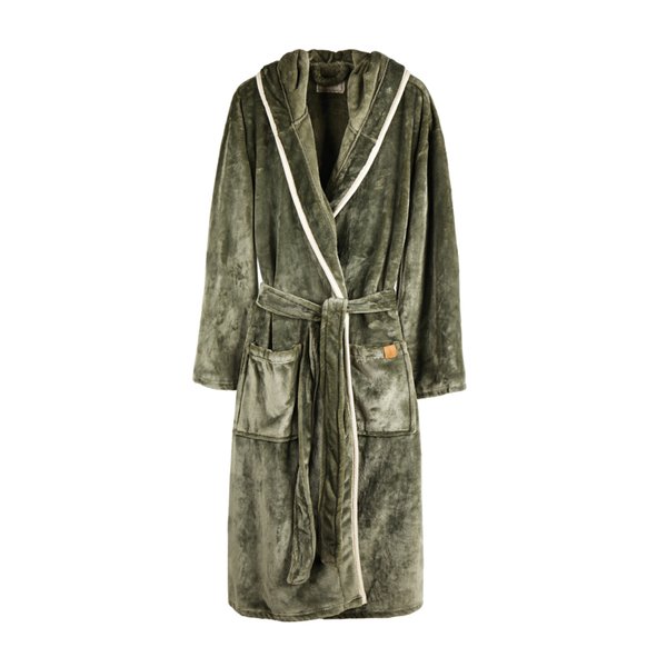 Банный халат VINGA Louis из rPET GRS, S-M, унисекс, 350 г/м² - Банный халат VINGA Louis из rPET GRS, S-M, унисекс, 350 г/м²