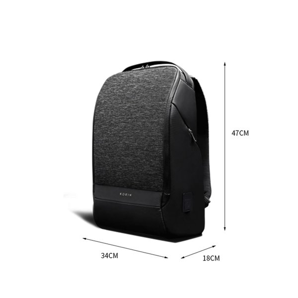 Рюкзак KORIN FlexPack Pro 47х34х18 см - Рюкзак KORIN FlexPack Pro 47х34х18 см, темно-серый