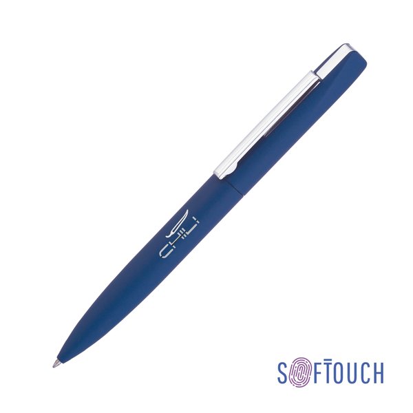 Ручка шариковая "Mercury", покрытие soft touch - Ручка шариковая "Mercury", покрытие soft touch темно-синий
