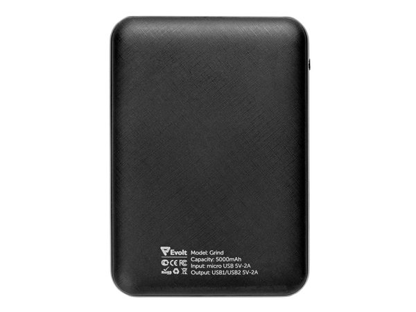 Внешний аккумулятор «Grind», 5000 mAh - Внешний аккумулятор «Grind», 5000 mAh