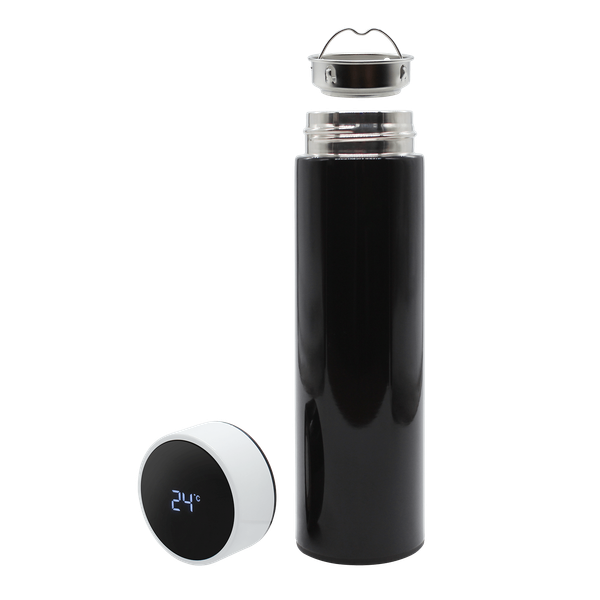 Термос Reactor duo black с датчиком температуры - Термос Reactor duo black с датчиком температуры (черный с белым)