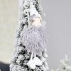 Новогоднее украшение рождественский ангел Беатриче, серый