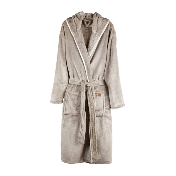 Банный халат VINGA Louis из rPET GRS, L-XL, унисекс, 350 г/м² - Банный халат VINGA Louis из rPET GRS, L-XL, унисекс, 350 г/м²