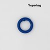 Карабин-кольцо Ring для обвеса, d=2см (синий)
