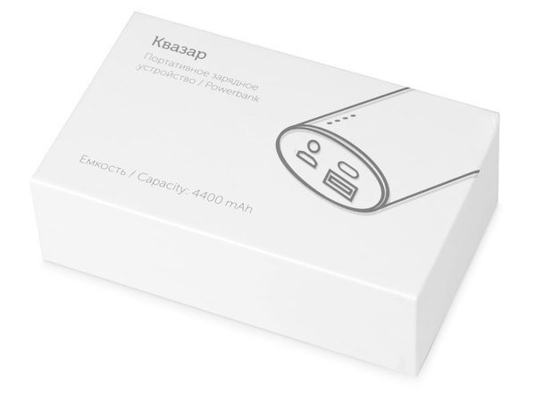 Внешний аккумулятор «Квазар», 4400 mAh - Внешний аккумулятор «Квазар», 4400 mAh
