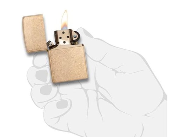 Зажигалка ZIPPO Armor™с покрытием Tumbled Brass - Зажигалка ZIPPO Armor™с покрытием Tumbled Brass