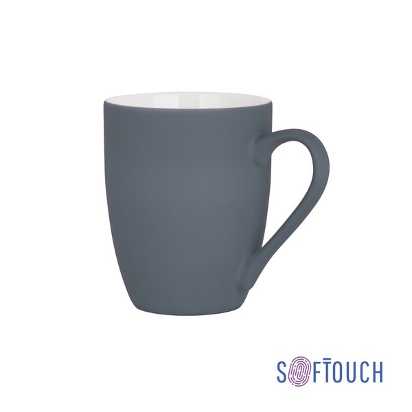 Кружка "Trend", покрытие soft touch - Кружка "Trend", покрытие soft touch серый