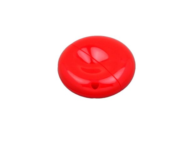 USB 2.0- флешка промо на 8 Гб круглой формы - USB 2.0- флешка промо на 8 Гб круглой формы