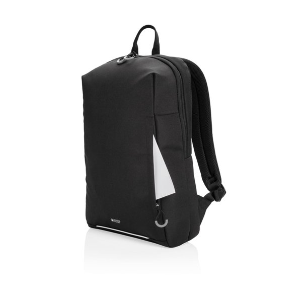 Рюкзак Swiss Peak с RFID-защитой и USB-A из rPET AWARE™, 15,6’’ - Рюкзак Swiss Peak с RFID-защитой и USB-A из rPET AWARE™, 15,6’’