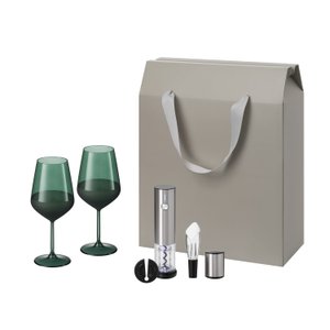 подарочный набор эмеральд (emerald), винтаро (vintaro) (2 бокала + набор для вина)