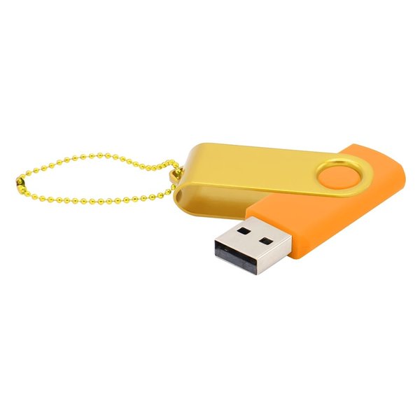 Флешка Designer To Go 2.0 USB 16Gb - Флешка Designer To Go 2.0 USB 16Gb, оранжевый/желтый
