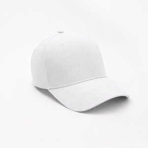 бейсболка фит (fit), 5 клиньев, белый