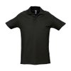 Рубашка поло мужская SPRING II,черный,2XL,100% хлопок, 210/м2