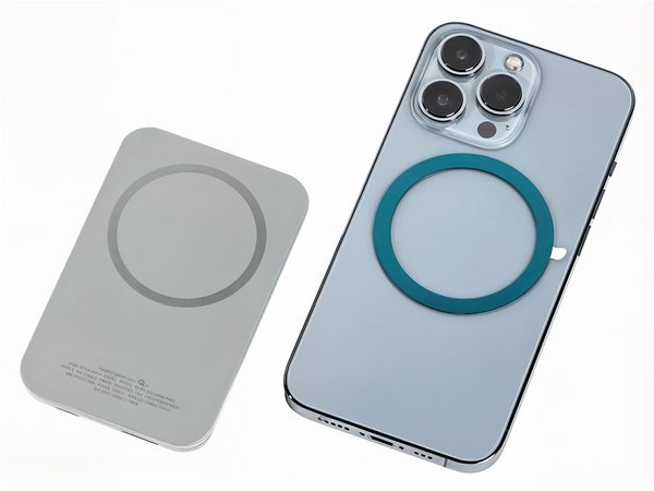 Магнитный беспроводной внешний аккумулятор с быстрой зарядкой QC/PD 20 Вт «MagnetIQ», 5000 mAh - Магнитный беспроводной внешний аккумулятор с быстрой зарядкой QC/PD 20 Вт «MagnetIQ», 5000 mAh
