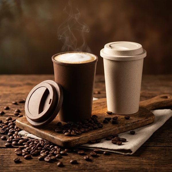 Стакан "Natural coffee" 450 мл - Стакан "Natural coffee" 450 мл коричневый