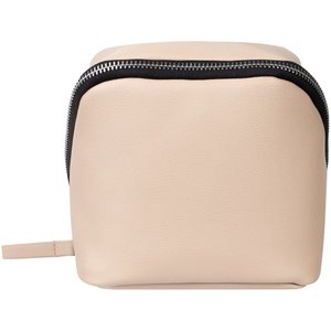 косметичка cubo, бежевая с логотипом