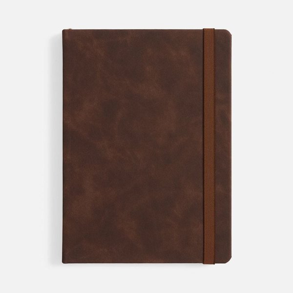Ежедневник Urban Hard, недатированный, коричневый