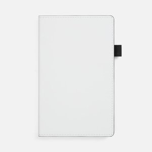 ежедневник white shall, недатированный, бело-черный