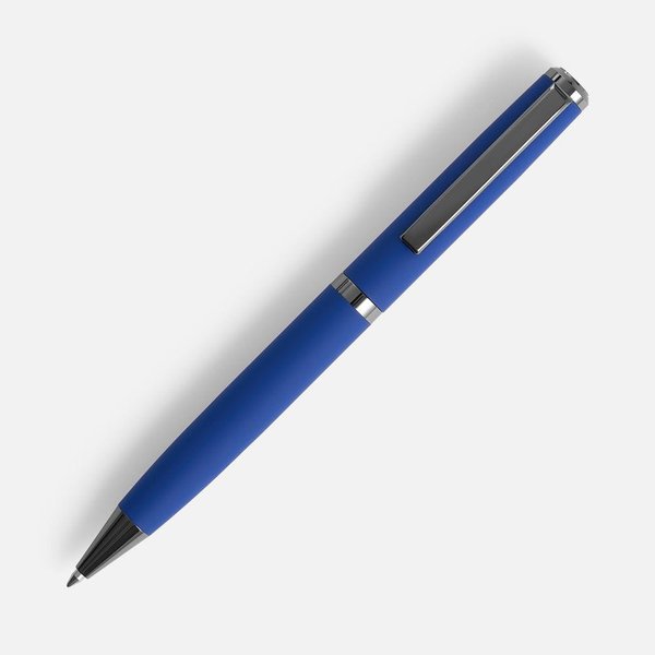 Ручка шариковая Inkish Gunmetal в футляре, синяя