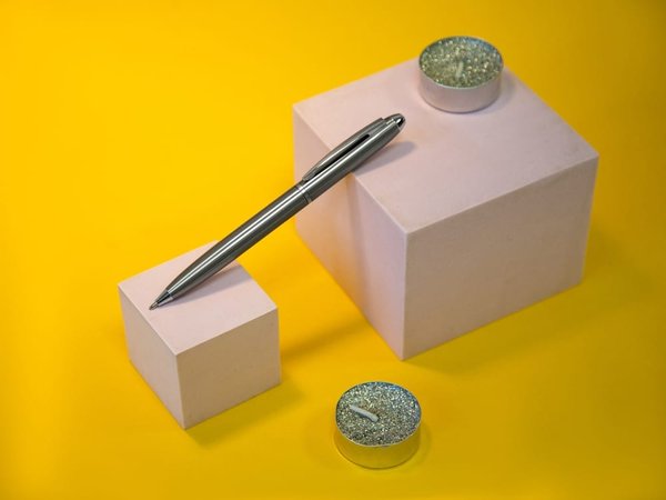 Ручка шариковая металлическая «Metalix» из переработанной стали - Ручка шариковая металлическая «Metalix» из переработанной стали
