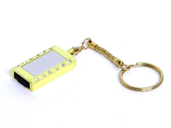 USB 2.0- флешка на 32 Гб «Кулон» с кристаллами и мини чипом - USB 2.0- флешка на 32 Гб «Кулон» с кристаллами и мини чипом