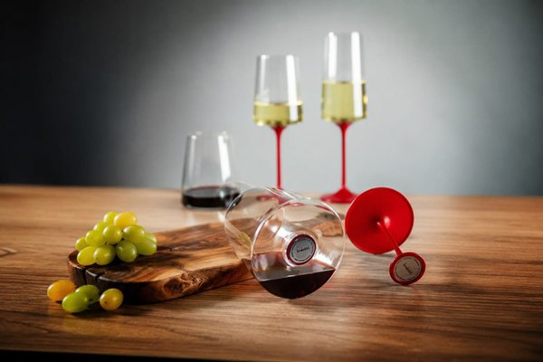 Хрустальный бокал для белого вина на магните Trebonn SplitGlass, 2 шт, 280 мл - Хрустальный бокал для белого вина на магните Trebonn SplitGlass, 2 шт, 280 мл