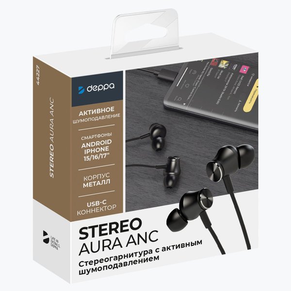 Стереогарнитура Stereo Aura ANC, USB-C - Стереогарнитура Stereo Aura ANC, USB-C