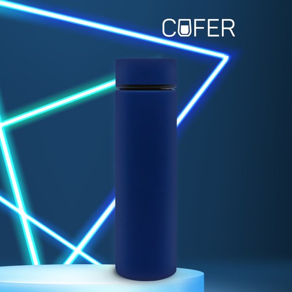 Термос Reactor софт-тач с датчиком температуры - Термос Reactor софт-тач с датчиком температуры (синий)