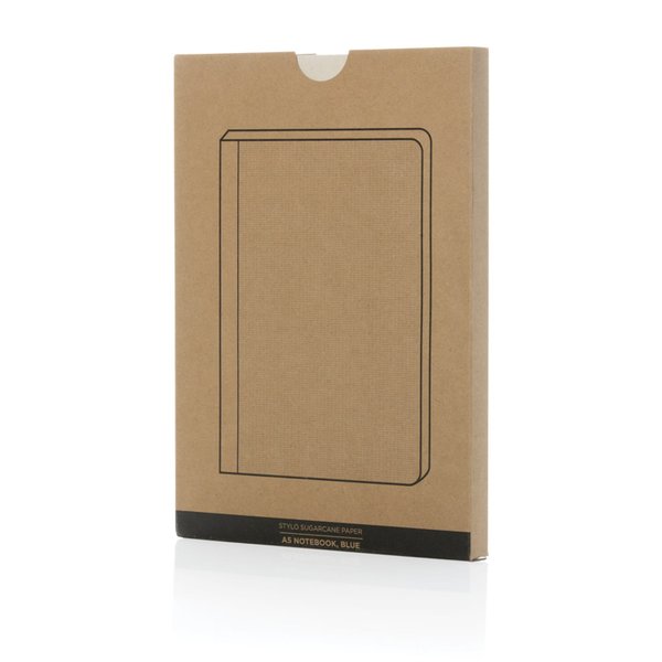 Блокнот Stylo из сахарного тростника (сертификат Bonsucro), A5 - Блокнот Stylo из сахарного тростника (сертификат Bonsucro), A5