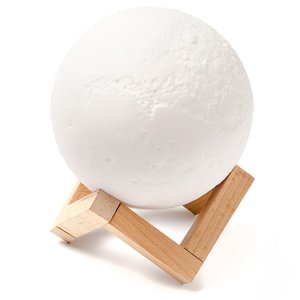 беспроводная колонка-светильник moonlight, белая