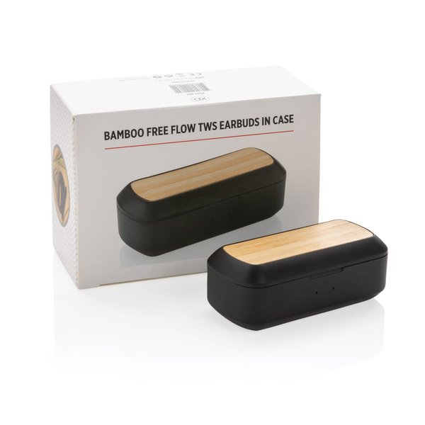 Наушники Bamboo Free Flow TWS с чехлом для зарядки - Наушники Bamboo Free Flow TWS с чехлом для зарядки