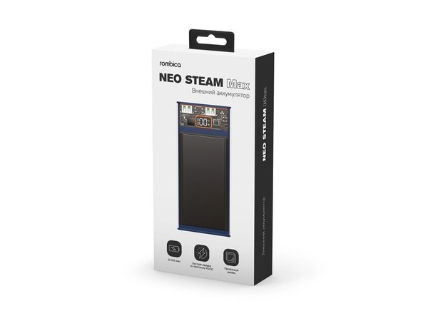 Внешний аккумулятор «NEO Steam Max» - Внешний аккумулятор «NEO Steam Max»