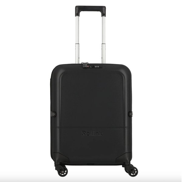 Чемодан складной Rollink FLEX LIGHT 55x40x20 см, 4 колеса, черный - Чемодан складной Rollink FLEX LIGHT 55x40x20 см, 4 колеса, черный