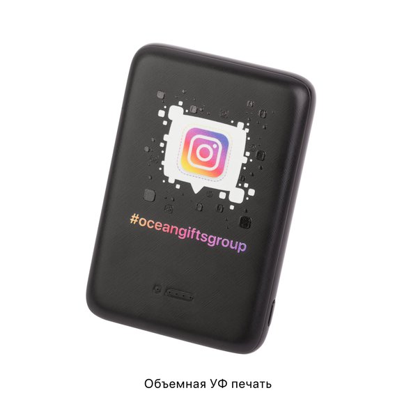 Беспроводное зарядное устройство "CamerON", 5000 mAh - Беспроводное зарядное устройство "CamerON", 5000 mAh черный