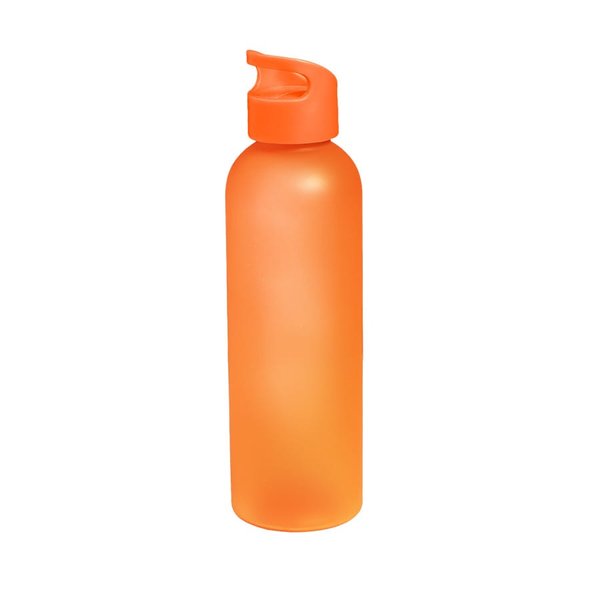 Бутылка для воды LIQUID 2 - Бутылка для воды LIQUID 2, 550мл. матовая, оранжевая, пластик